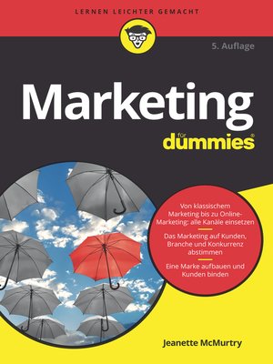 cover image of Marketing f&uuml;r Dummies